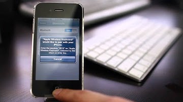 iPhone 4 & Apple Bluetooth Keyboard Pairing Review