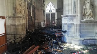 Fire in Nantes Cathedral: Diocese volunteer in custody