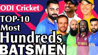 Most Hundreds / ODI Cricket / Cricket Records