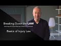 Understanding the basics of injury law