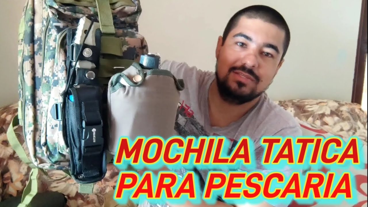 MOCHILA TÁTICA PARA PESCARIA