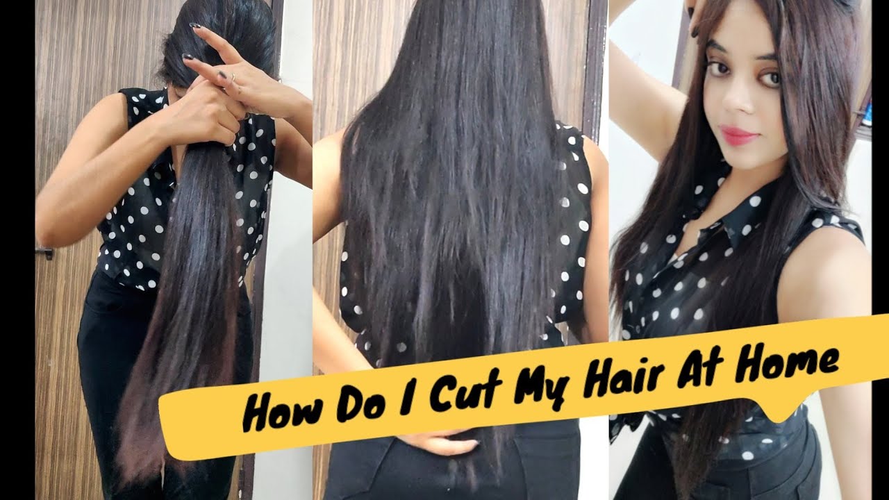 How do I cut my hair layercut hair at home Easy hair cut at home
