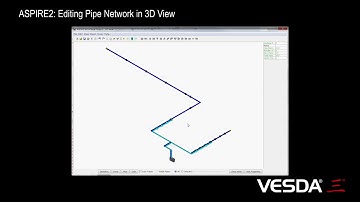 ASPIRE: Editing Pipe Network in 3D View