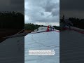 Fast Metal Roof Panel Installation! #roofing #construction #contractor