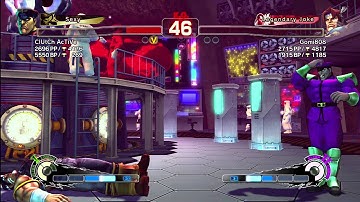 SSF4AE XBL - ClUtCh AcTiVe (Bison) vs. Gomi808 (T.Hawk)