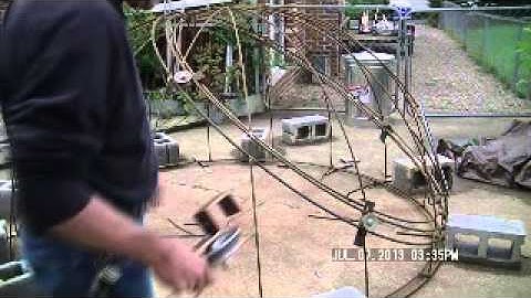 observatory build / steel dome frame