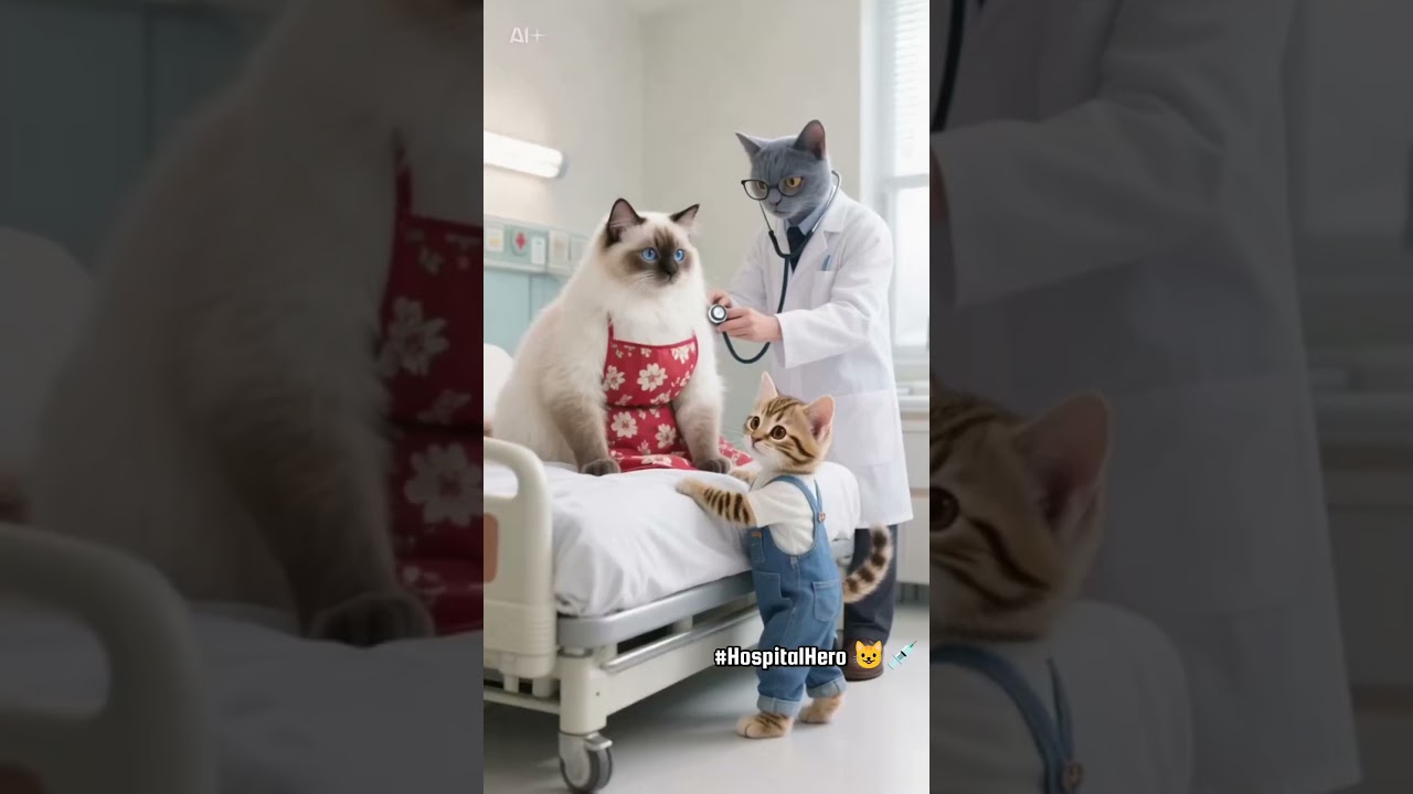 Mama Cat Fell While Harvesting Tomatoes Little Kitten’s Love Saved Her! 