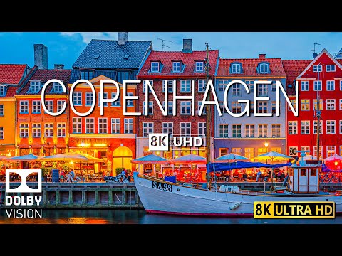 Kopenhagen 8k Video Ultra HD HDR mit weicher Klaviermusik - 60 fps - 8K Naturfilm