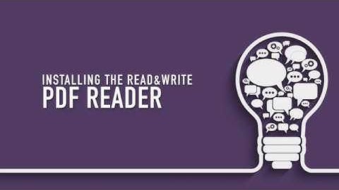 Installing PDF Reader