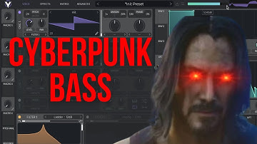 How To Make Cyberpunk Bass in Vital Tutorial