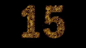 Learn Number 15 on 3d Color Balls | Sparta Ascii Art Effects (sponsored by preview2effects)