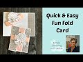 How to Make a Gorgeous Fun Fold Card in Under 10 Minutes