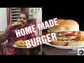      home made burger  varayil freak burgerrecipe foodvlog
