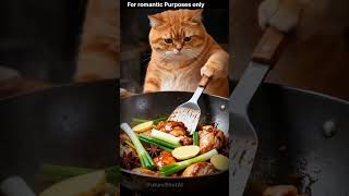 Cat Cooking Chicken 🍗🐱 | Funny AI Cat Chef #shorts #aicat #catcooking #viral #food