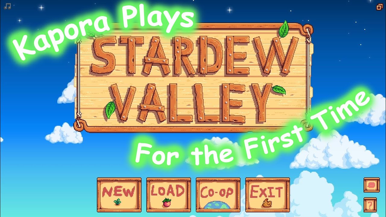Playing Stardew Valley for the First Time Ever! - YouTube
