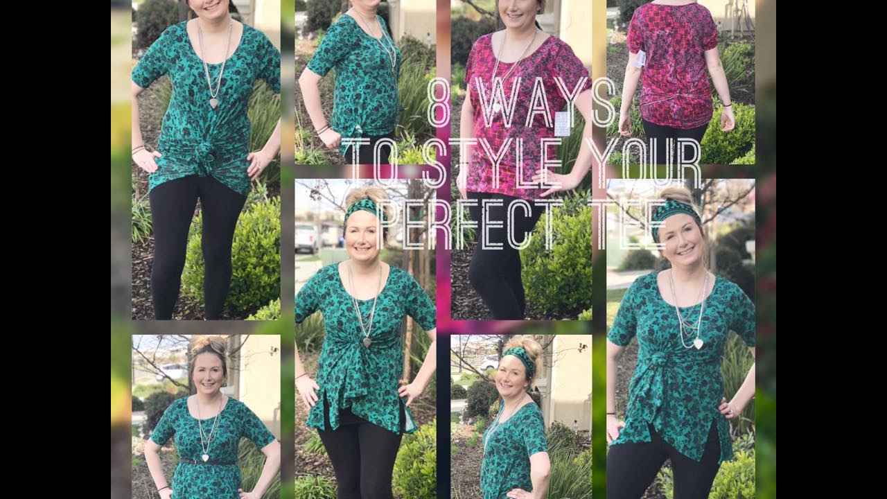 Exclusive 8+ NEW ways to style your LuLaRoe Perfect Tee Part 1 MUST SEE