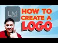 How to create a simple logo using your phone (2020 tutorial) #logomaker#logo