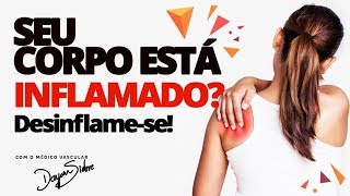 No corpo da inflamação diminuição