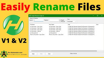 Great tool for Easily Renaming your Files with SimpleFileRenamer