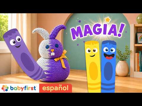 Color Crew Magic: Rabbit, Cereal, Flowers and More for Kids | BabyFirst Spanish