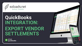 QuickBooks Integration: Export Vendor Settlements