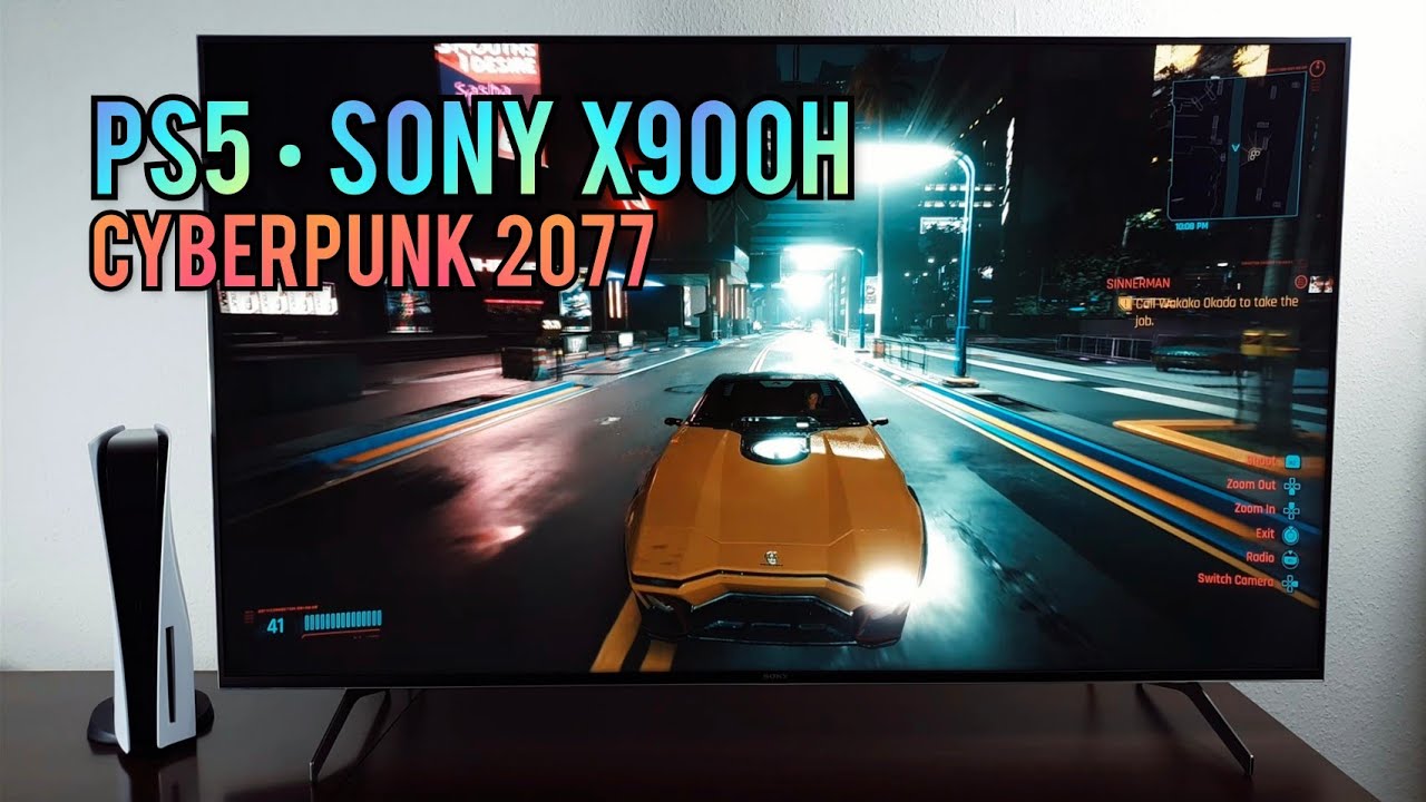 Cyberpunk 2077 PS5 • Sony Bravia X900H • XH90 [4K 60FPS] Patch 1.2 Gameplay YouTube