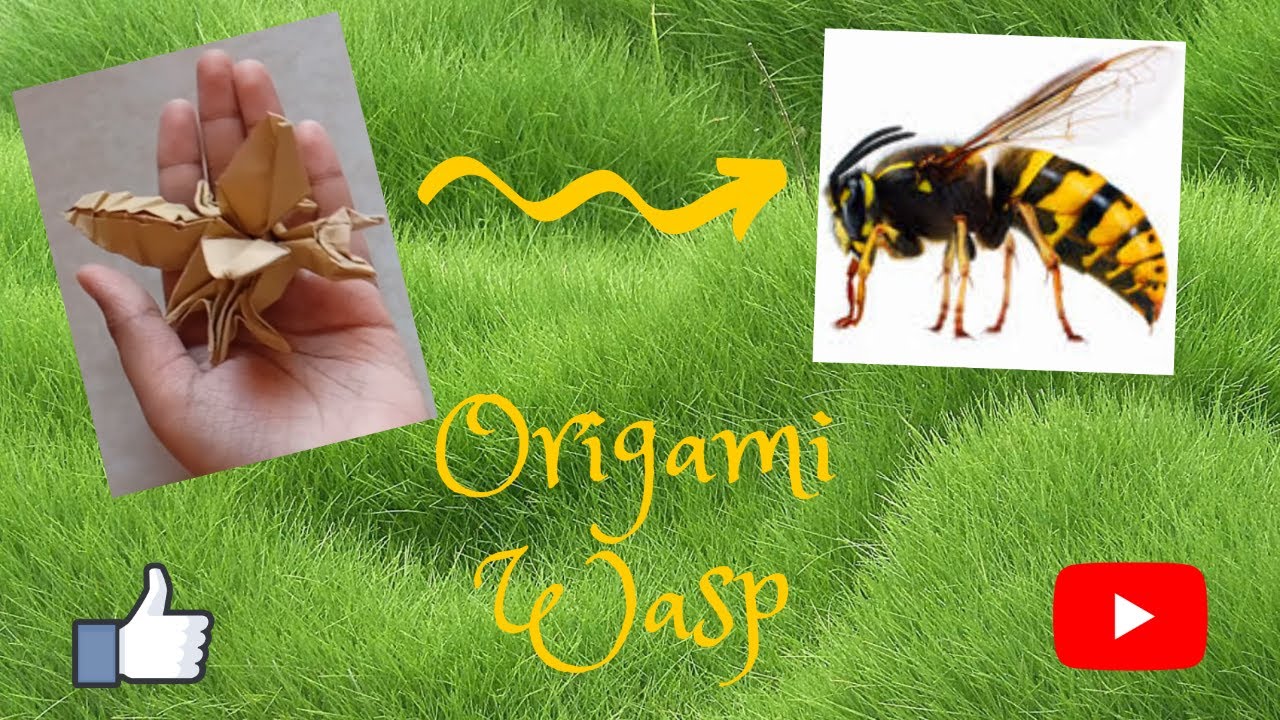 how to make a perfect paper wasp