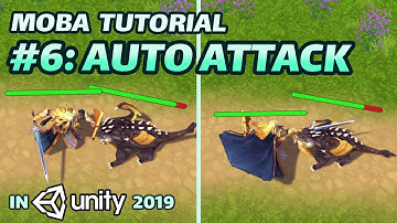 [OLD VERSION] Making A MOBA Character #6: AUTO ATTACKING (Unity 2019 Tutorial)