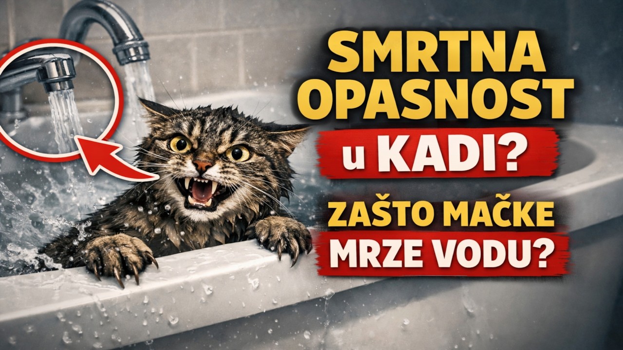 SMRTNA OPASNOST u kadi? 🙀 OTKRIVAMO tajne zašto mačke mrze vodu!