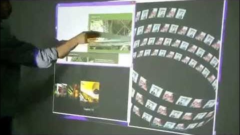 Kinect touch on the Wall