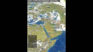 Middle East 24 Hour Satellite Weather | March 31, 2026 #shorts