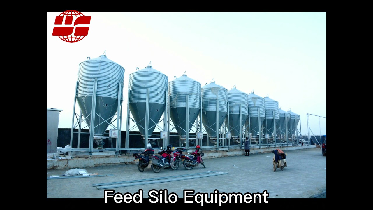 Feed and grain storage silo