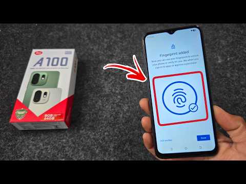 Itel A100c me Fingerprint Lock Set Kaise Karen