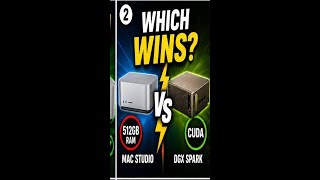Mac Studio vs DGX Spark in 30 Seconds