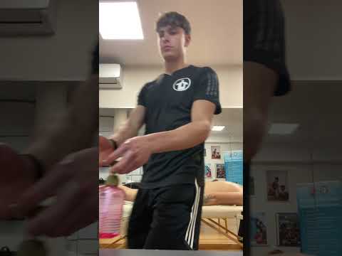 Post-event massage with Adomas 