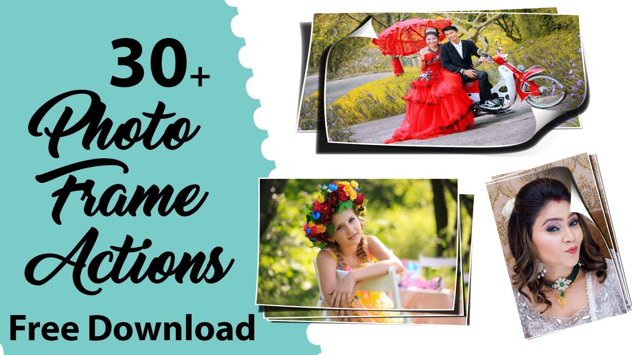 3D Photo Frames Actions Tutorial Free Download Ozzie