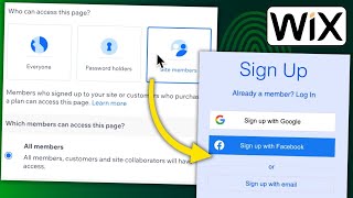 Information How to Add Page Restrictions for Members Only on WIX | Create Special Area Access for Your Member! Guide