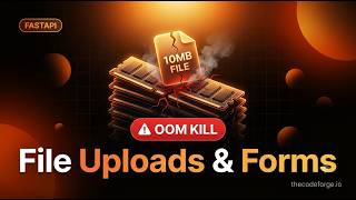 OOM kill in production — the 10MB file that brought down the API — FastAPI File Uploads & Forms
