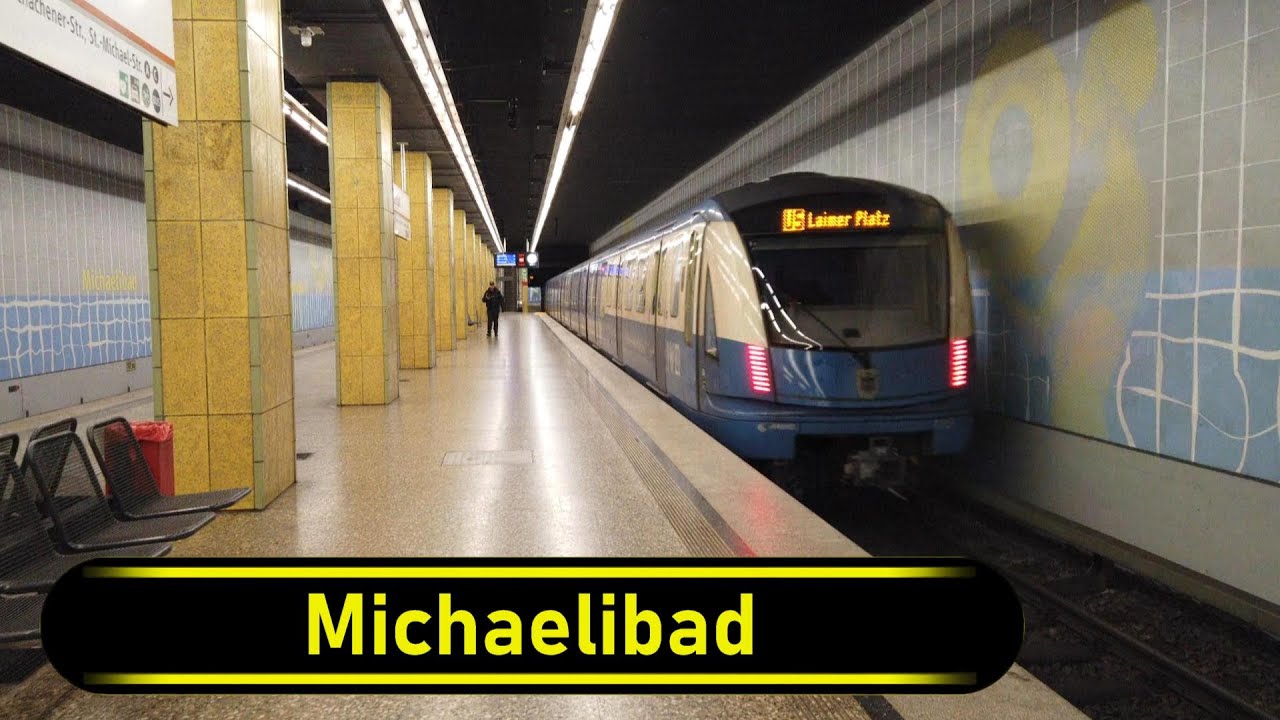 U-Bahn Station Michaelibad - Munich 🇩🇪 - Walkthrough 🚶