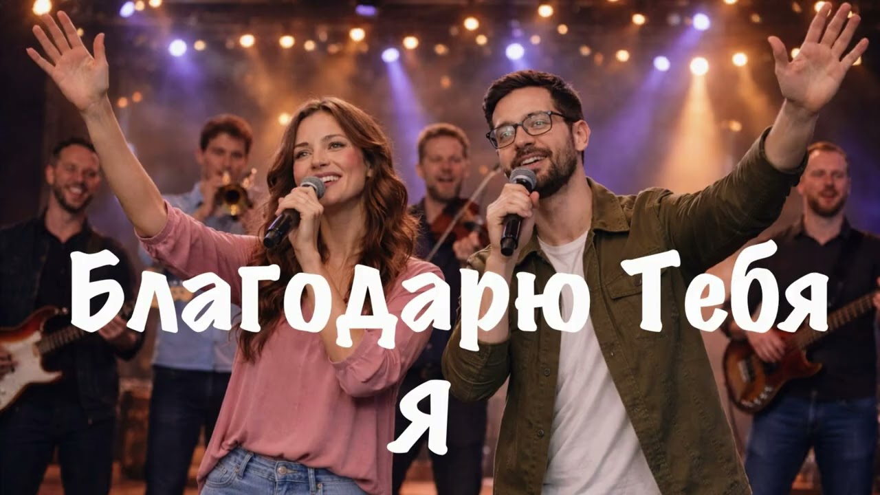 Благодарю тебя я, Господь из Назарета! Красивая христианская песня!!!