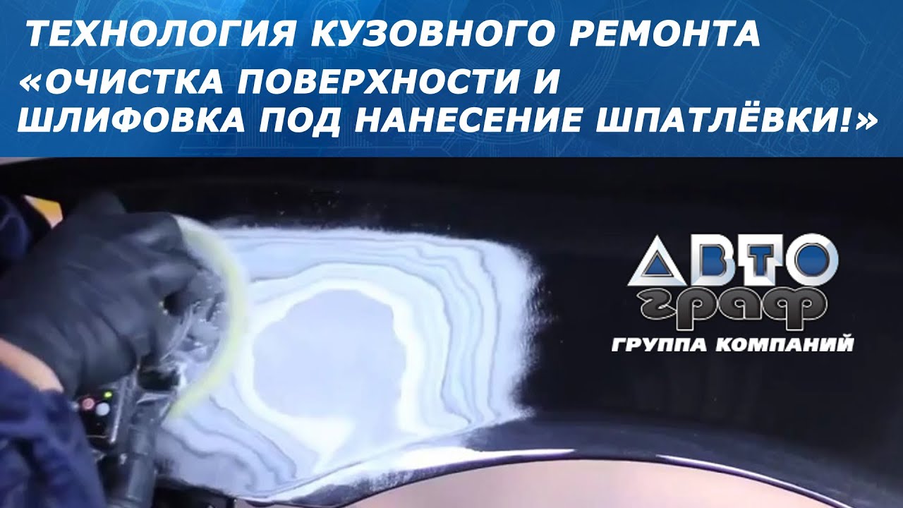 ШЛИФОВКА АВТО под нанесение шпатлёвки. Расшлифовка старого лкп