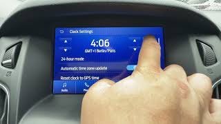 FORD Focus MK3 ST – Jak wejść w ustawienia daty i godziny oraz zarządzać nimi screenshot 3