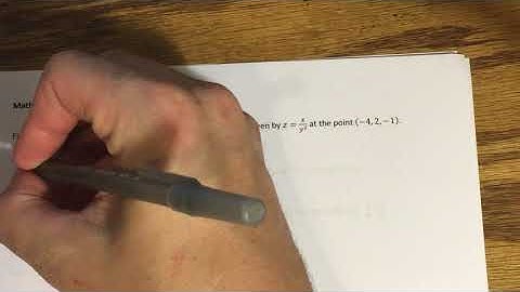 14.4 - Tangent Planes and Linear Approximations (Part 1)