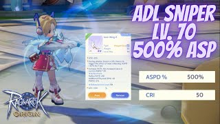 Level 70 Sniper 500% Attack Speed - Ragnarok Origin Global