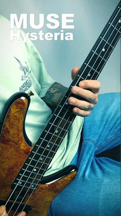 【Muse】Hysteria Bass Cover #Shorts #muse #hysteria