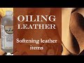 Applying Neatsfoot Oil on Leather and Why We Use It on Veg Tanned Leather - Edmonton leather craft