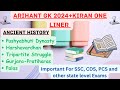 Ancient History (V22) : Pushyabhuti Dynasty : Harshavardhan, Tripartite Struggle || SSC, CDS, UPSC