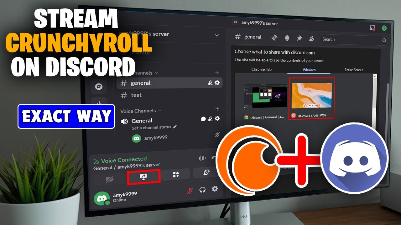 How to Stream Crunchyroll on Discord (2026 Update Way)