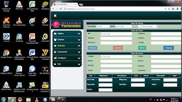 Sistema de Facturacion E Inventario php mysql boostrap jquery