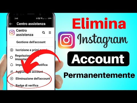 Video: In Instagram come eliminare l'account?